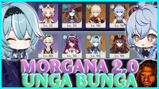 Floor 12 Spiral Abyss 20 MORGANA and UNGA BUNGA Eula x Hu Tao 9 Stars  Genshin Impact [upl. by Ecirehs]