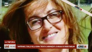 Santeramo giallo sulla donna trovata carbonizzata si indaga sui familiari  Ore 14 del 15022023 [upl. by Yrtsed]