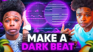 How To MAKE DARK Beats For Anti Da Menace  FL Studio Tutorial [upl. by Felicia]