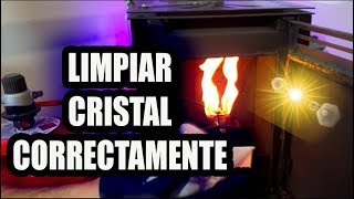 COMO LIMPIAR CORRECTAMENTE EL CRISTAL DE LA ESTUFA DE PELLETS [upl. by Golden]