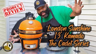 London Sunshine the Cadet Series  13“ Ceramic Kamado Charcoal BBQ Smoker [upl. by Nelg]