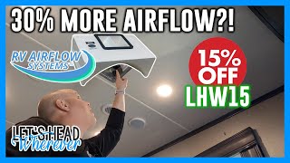 RV AIRFLOW SYSTEM INSTALL 🛠💨 USE CODE LHW15 FOR 15 OFF [upl. by Franci]