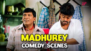 மதுர மேல குதிர ஏறுறது யாரு  Madhurey Comedy Scenes  Vijay  Sonia Agarwal  Vadivelu [upl. by Ellerahc539]