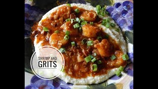 How To Make Shrimp and Grits  Tasty Shrimp Grits Recipe [upl. by Brine]