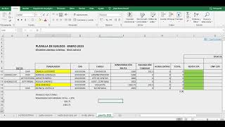 PLANILLA DE SUELDOS 2023  I PARTE [upl. by Bohaty]