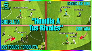 COMO HACER REGATES en EFOOTBALL 2024 MOBILE  efootball 2024 mobile skills  TUTORIAL PARA REGATES [upl. by Atterrol]