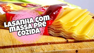 LASANHA BOLONHESA COM MASSA PRÉ COZIDA A MELHOR QUE VOCÊ JÁ VIU ♡Casinha da Mila♡ [upl. by Eatnoed]