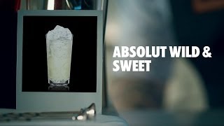 ABSOLUT WILD amp SWEET DRINK RECIPE  HOW TO MIX [upl. by Allenrad]