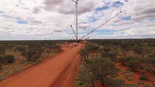 Wind Farm Construction Timelapse Video  HardHat Media Promo [upl. by Rehsu]