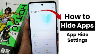 How to Hide Apps In Infinix Hot 40 Pro  App Hide Settings [upl. by Bartholomeus]