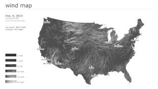 Wind Map visualization [upl. by Olathe]