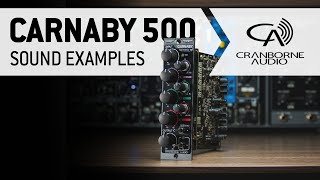 Carnaby 500 Sound Examples  Harmonic EQ for 500 Series [upl. by Eelyr]