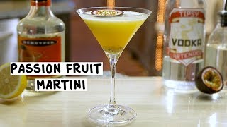 Passion Fruit Martini  Tipsy Bartender [upl. by Anier988]