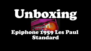 Unboxing and Sound Test  Epiphone Les Paul 1959 Standard guitar unboxing fyp [upl. by Engle]