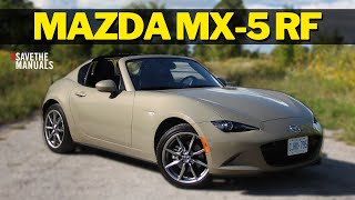 How the 2023 Mazda MX5 RF Gives You the Best of Both Worlds [upl. by Ledif]