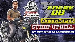 Bornok Mangosong attempts steep uphill in Davao with Tenere700 [upl. by Origra]