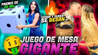 CESAR BES0 A QUEEN 😨 JUEGO DE MESA GIGANTE ✨ Kimberly Loaiza [upl. by Odnama636]