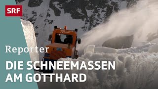 Schneeräumung am Gotthardpass  Unterwegs mit Strassenmeister Werner Gnos  Reportage  SRF Dok [upl. by Htrow]