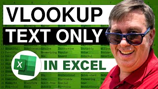 Excel  Dueling Excel Lookup Only Text in Excel Cells  Formula vs VBA Solution  Episode 1169 [upl. by Artenehs674]