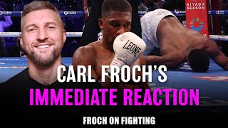 quotAnthony Joshua is FINISHED He got BULLIEDquot Carl Frochs BRUTAL assessment of AJs loss [upl. by Husch]