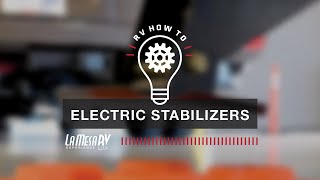 Electric Stabilizer For Trailer  RV How To La Mesa RV [upl. by Ahsile]