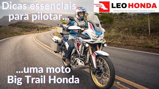 Dicas essenciais para pilotar uma moto Big Trail Honda [upl. by Ellenuahs]