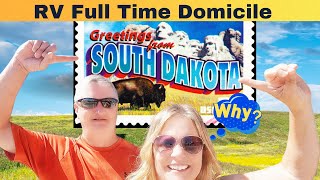 Full Time RV Domicile How to get mail while living in an RV \ South Dakota Domicile [upl. by Aizahs]