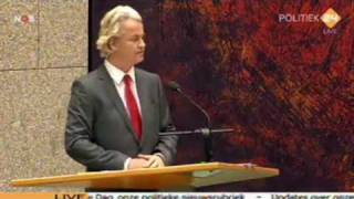 3716 september 2009 Algemene Beschouwingen Termijn 1 Geert Wilders PVV [upl. by Mian108]