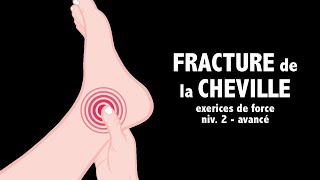 Fracture de la cheville des exercices de force niv 2 avancé [upl. by Sirmons]