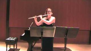 East Wind by Shulamit Ran solo flute performed by Kristen Stoner [upl. by Tawnya]