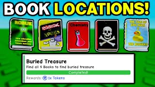 ALL BOOK LOCATIONS Roblox Classic Hub [upl. by Franz]