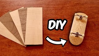 HOW TO MAKE A DIY WOODEN FINGERBOARD [upl. by Selma465]