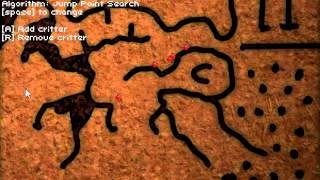 Faster A Pathfinding With Jump Point Search Demo [upl. by Onailime]