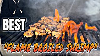 Best FLAME BROILED SHRIMP you will eat “MADE EASY” and a Fish Fry trellbeencookin grilledshrimp [upl. by Nomelihp392]