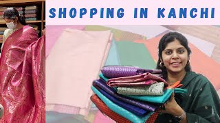 Shopping In Kanchipuram  Famous Stores In kanchi  Pure Pattu Sarees  Beautiful Collection [upl. by Onairda111]