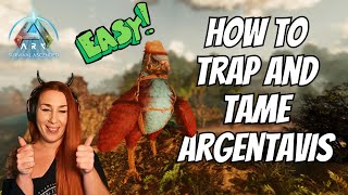 Beginner Friendly Argentavis Trap In Ark Survival Ascended [upl. by Notlimah]