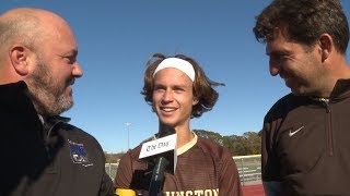 Stonington postgame Stonington 3 East Lyme 0 [upl. by Aihsenrad]