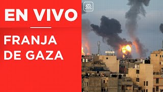 Franja de Gaza bombardeos tras tensión con Israel [upl. by Willman]