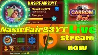 NasirFair23YT is live Carrom pool related video 📸 [upl. by Fritzsche]