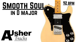 Smooth Soul Groove Guitar Backing Track Jam in D major [upl. by Adiell]