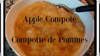 Apple Compote  Compote de Pommes [upl. by Wylen]