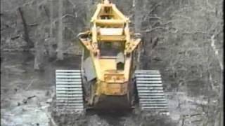 Tracked Bell Feller Buncher swamp logger [upl. by Bravin]