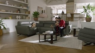 Natuzzi sofas  ICARO Natuzzi Editions motion sofa [upl. by Nani]