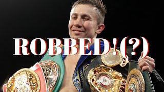 GENNADY GOLOVKIN ROBBED OF HIS GREATEST WIN Biggest Robberies in Boxing Ep7 [upl. by Eelinej]