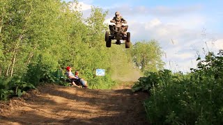 Yamaha YFZ 450R Riding [upl. by Heywood]