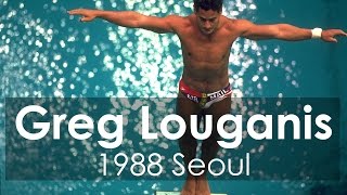 Greg Louganis Hits Head Wins Diving Gold for US at 1988 Olympic Games [upl. by Hax]