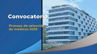 Convocatoria Proceso de selección de médicos IGSS [upl. by Anit]