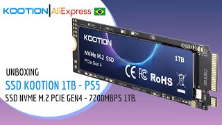 SSD NVMe do Aliexpress para PS5 fui taxado  UNBOXING [upl. by Andersen]