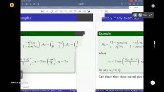 Joshua Lam Algebraic solutions to Painlevé VI and Schlesinger equations [upl. by Lahcim]