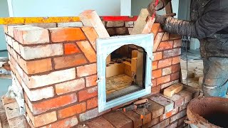 Construction of an amazing stoves that saves 50 of wood and heats 50 hours  Compilation [upl. by Knute650]